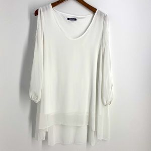 BKMGC White High-Low Tunic
